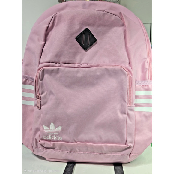 ADIDAS Originals Treble Backpack 1403 CU TRUE PINK/GREY FOUR JK7832 NEW W/ Tag